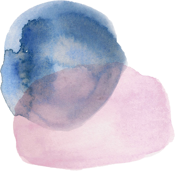 Watercolor Organic Splat Shape